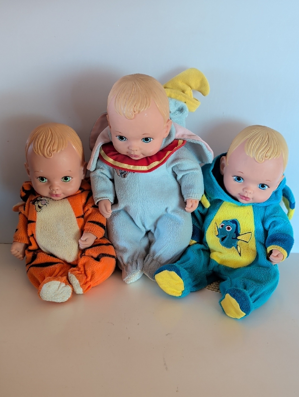 VTG. 3 Toys Babies Water Dolls. Featuring Disney Characters Costumes. - Picture 16 of 16